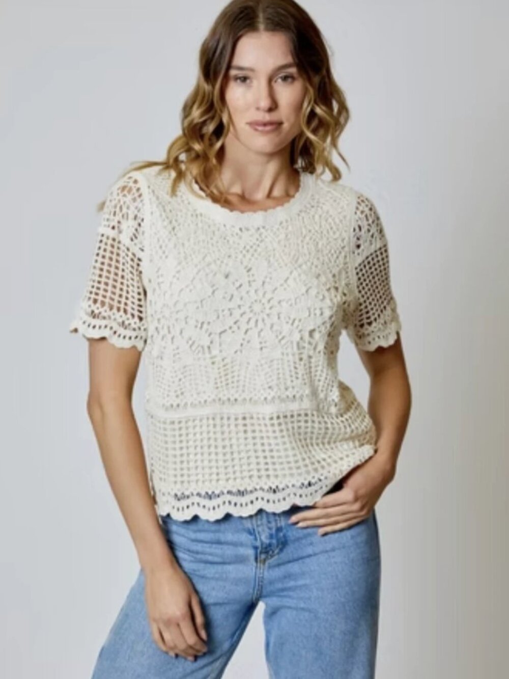 Design History Crochet Tee